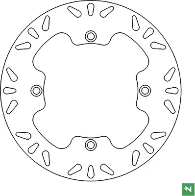 Produktbild von Bremsplatte Vorne Für Honda Xrv 750 (90-03) (276X144X4) (4X10.5Mm)