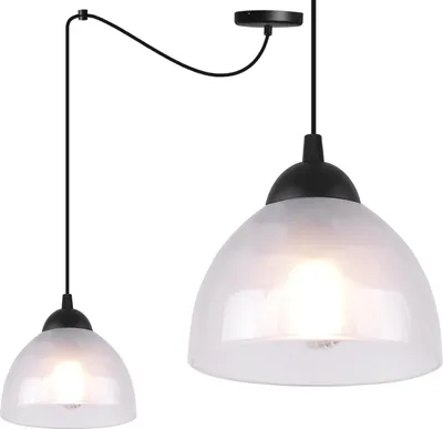 Immagine prodotto di Lampada a sospensione Spider Venice a 1 luce con paralume in vetro opalino E27
