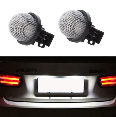 Produktbild von 2x LED Kennzeichenbeleuchtung SMD für Peugeot 106 1007 207 CC 307 308