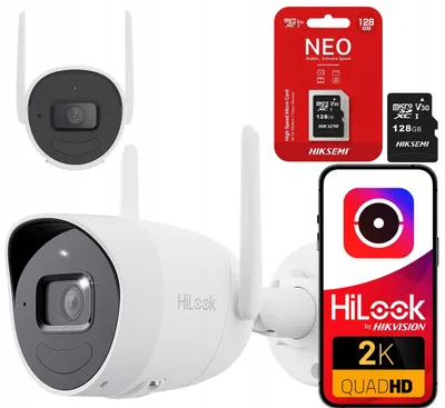Obrázek produktu pro HiLook IPC-B140HA-D/W(W) Bezdrátová Wi-Fi IP kamera 4MP Mikrofon Reproduktor