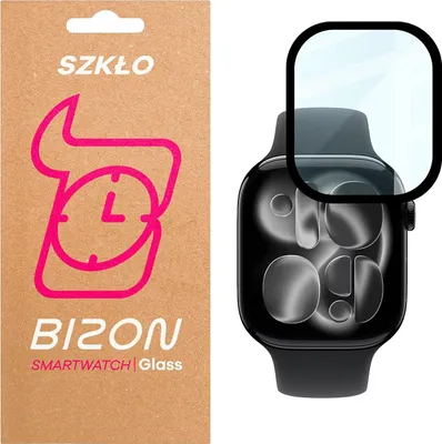 Produktbild von Bizon Glass Watch Edge Hybrid Apple Watch 10 42 mm schwarz