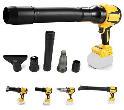 Kabelloser Laubbläser 38000 U/min, 3 Stufen, bürstenlos, 500 W