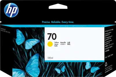 Produktbild von HP C 9454 A Tintenpatrone gelb Vivera               No. 70
