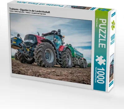 Produktbild von CALVENDO Puzzle Traktoren - Giganten in der Landwirtschaft | 1000 Teile Lege-Größe 64x48cm Foto-Puzzle für glückliche Stunden