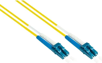 Zdjęcie produktu dla Kabel krosowy światłowodowy duplex OS2 jednomodowy LC/LC 10 m, bezhalogenowy