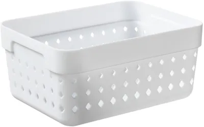 Obrázok produktu pre plastový tímový stohovací kôš SEOUL ORGANIZER L, biely
