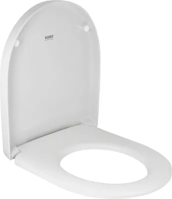 Produktbild von Hamberger WC-Sitz Toilettensitz Samar SoftClose weiß Scharnier Edelstahl 531552
