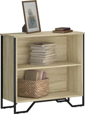 Image de Maison Exclusive - Bibliothèque en chêne Sonoma 80 x 31 x 74,5 cm, aggloméré