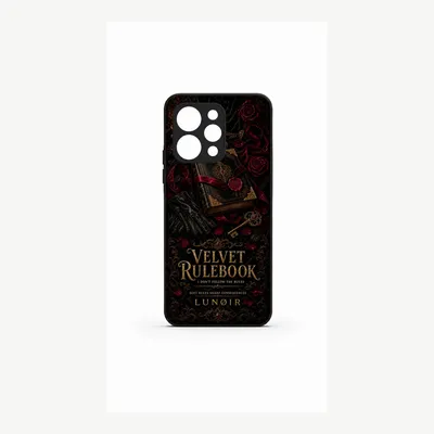 Productafbeelding van Xiaomi Redmi Note 12 4G hoesje, telefoonhoesje, beschermhoes met fluweelmotief – LUNØIR ©