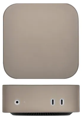 Produktbild von kwmobile Hülle für Apple Mac Mini M4 Pro / Mac Mini M4 Case - Tasche aus Silikon Cover - Schutzhülle in Grau