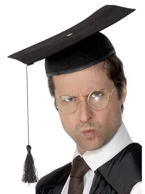 Produktbild von Hut Doktor Absolvent Hochschulabsolvent Doktorhut Absolventenhut College Collegeabschluß Abschluß Graduation Kappe mit Bommel Karneval Fasching
