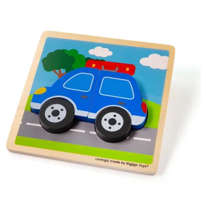 Zdjęcie produktu dla Bigjigs Toys Insert Puzzle Car