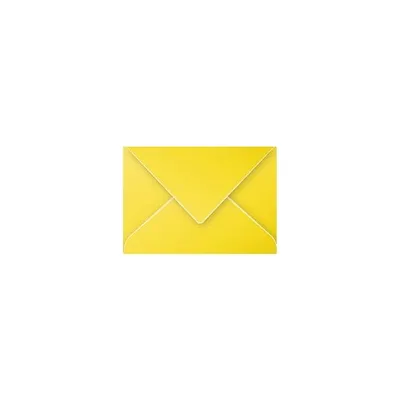 Imagen del producto de Sobres mini "Briefumschlag" de la marca Clairefontaine, diseño "Pollen", color amarillo