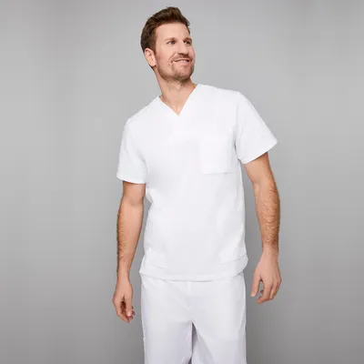 Produktbild von Schlupfkasack weiß, Gr. L : L : weiß : 50% Baumwolle 50% Polyester