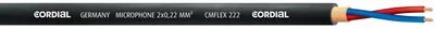 Produktbild von Cordial CMK 222 FLEX Mikrofonkabel von Neutrik, extrem flexibel, symmetrisch, 6,15 mm Außendurchmesser, 2x 0,22 mm² Querschnitt