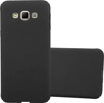 Produktbild von Cadorabo Schutzhülle für Samsung Galaxy A7 2015 Hülle in Schwarz Etui Hard Case Handyhülle Cover