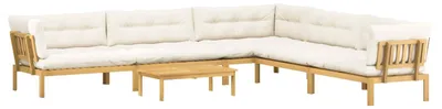 Produktbild von 6 Stück Garten Pallet Sofa Einheiten Massivholz Akazie