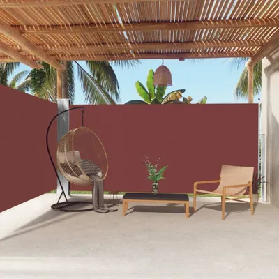 Produktbild von The Living Store Seitenmarkise Ausziehbar Braun 180x600 cm
