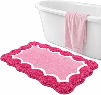 Immagine prodotto di Tappetino in microfibra Badmatte, 50 x 80 cm, antiscivolo, ideale per bagno e doccia