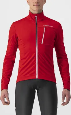 Produktbild von Castelli Go Jacke Red/Silver Gray L