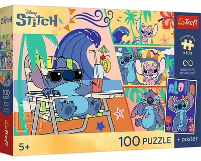 Produktbild von TREFL Puzzle Premium Plus 100 – Lilo & Stich