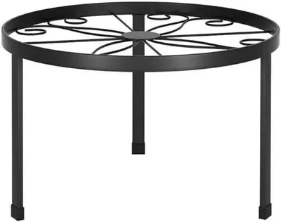 Produktbild von Famanu Pflanzenständer Moderne schwarze Blumentopfhalterung - 21 × 9 cm