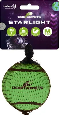 Zdjęcie produktu dla Zabawka dla psa Starlight zielona, rozmiar: M