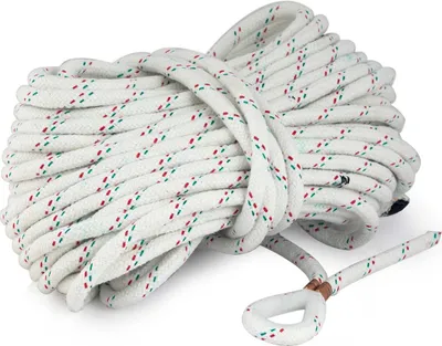 Produktbild von Ankerleine 8 mm 15 m mit Kausch / Auge Polyester, universell einsetzbar, Ankerseil für kleinere Boote, Festmacherleine