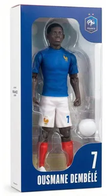 Image de Figurine articulée - Équipe de France - MEGABLEU - Dembélé numéro 7 - 20 cm