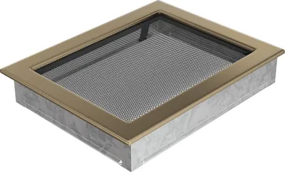 Zdjęcie produktu dla Kratka wentylacyjna 22x30 złoto galwaniczne