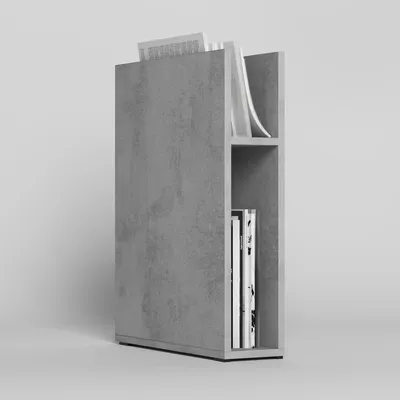 Produktbild von Magazin-Regal SMARTBett Beton Bücherablage