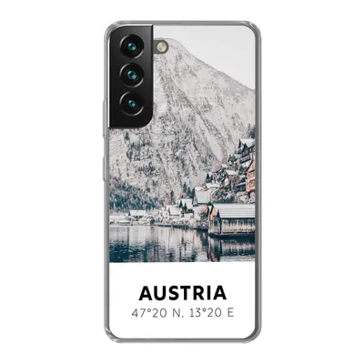 Produktbild von MuchoWow® Handyhülle Schutzhülle Hülle für Samsung Galaxy S22 Österreich - Wasser - Berge - Alpen Silikon Softcase Handy Hülle - Mobiltelefonhülle