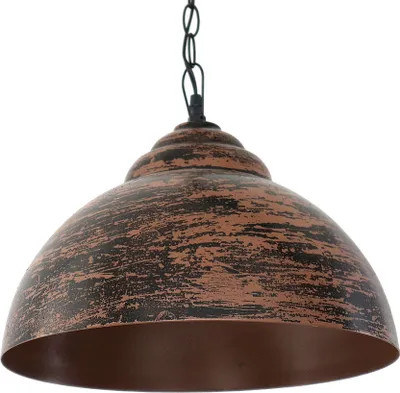 Produktbild von Hängelampe CARDIGAN braun schwarz Industry Deckenlampe Fabrik D38,5cm