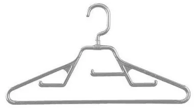Immagine prodotto di Tontarelli Set 3 Appendiabiti Twist Con Portacinture E Cravatte Grigio 43 Cm