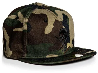 Produktbild von Sullen Clothing New Era Fitted Cap - Badge Camo 8 1/4