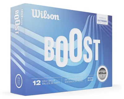 Produktbild von Wilson Boost Golfbälle, 12er-Packung – Weiß
