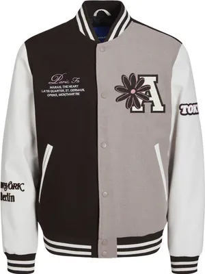 Image de Jack & Jones College Wool Blend Bomber Multicolore - Grand L