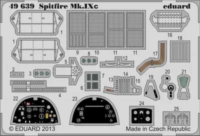 Produktbild von Spitfire Mk.IXc for Eduard / 1:48