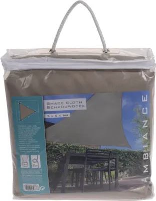 Produktbild von Ambiance Beschattungstuch Dreieck - 5x5x5m sandfarben - Gone = Gone