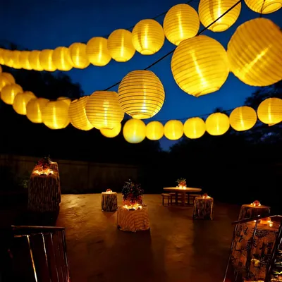 Solar-Lichterkette 9,75 m, 40 LEDs, warmweiß, 2 Modi, IP65