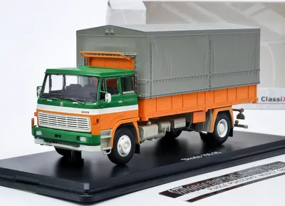 Produktbild von Premium ClassiXXs 47182 Skoda LIAZ 100.05 Pritsche Plane grün orange 1:43