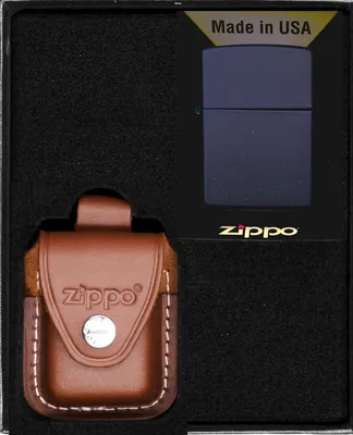 Produktbild von Feuerzeug-Set ZIPPO  NAVY BLUE MATTE Geschenk No2