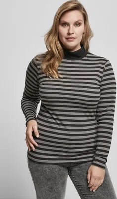 Obrázek produktu pro Urban Classics Ladies Y/D Turtleneck LS asphalt/black - XL