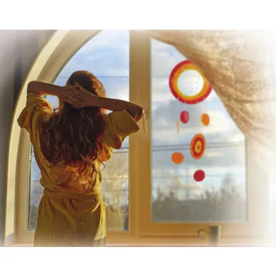 Produktbild von CREARTEC Colouraplast - Schmelzgranulat - Traumfänger-Set "Sunrise" - individuelle Verschönerung - 5300208