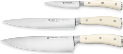 Produktbild von Wüsthof Messerset 3-teilig / Knife Set 3 Pieces Classic Ikon Crème --  1120460301 – EAN 4002293102382 – Art.-Nr. 2023063517