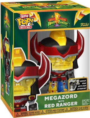 Image de Figurka Funko Pop! Bitty Bots Megazord z Czerwonym Rangerem - Mighty Morphin Power Rangers