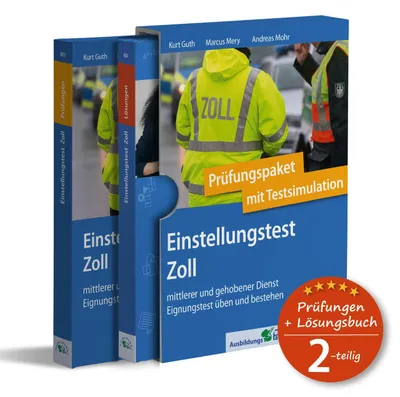 Produktbild von Einstellungstest Zoll: Prüfungspaket mit Testsimulation