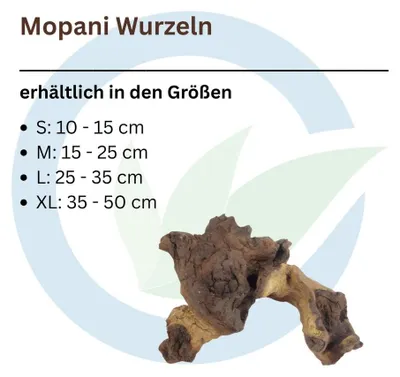 Produktbild von Mopani Aquarium Wurzel 10-15 cm, schnell sinkend, kein Vorwässern nötig