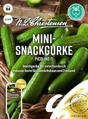 Produktbild von Mini - Snackgurke Picolino F1 | Gurkensamen von N.L. Chrestensen
