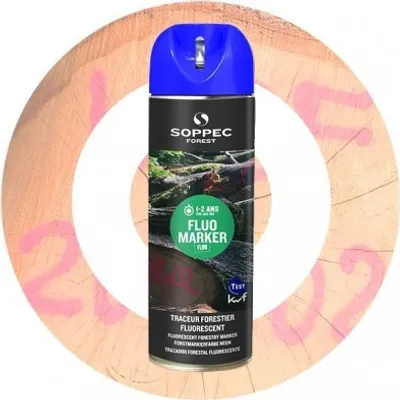 Produktbild von Markierspray blau FLUO Marker Inhalt 500 ml
